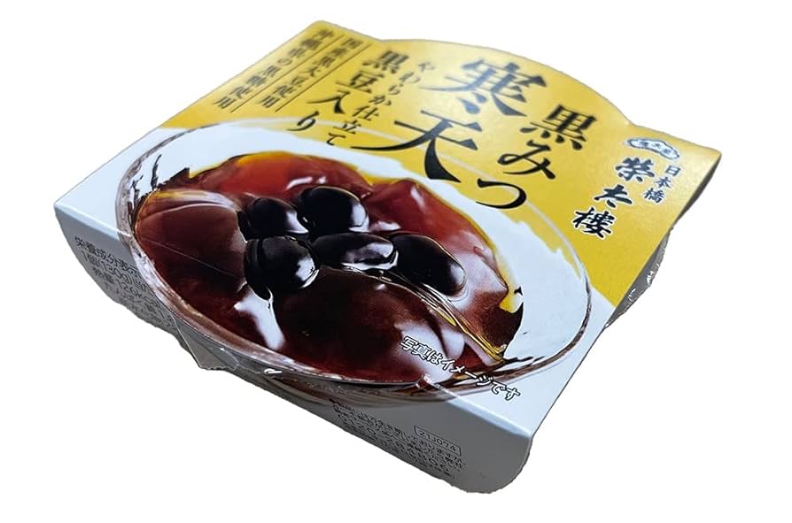 Amazon.co.jp: 榮太樓總本鋪 黒みつ 寒天 やわらか仕立て 130g